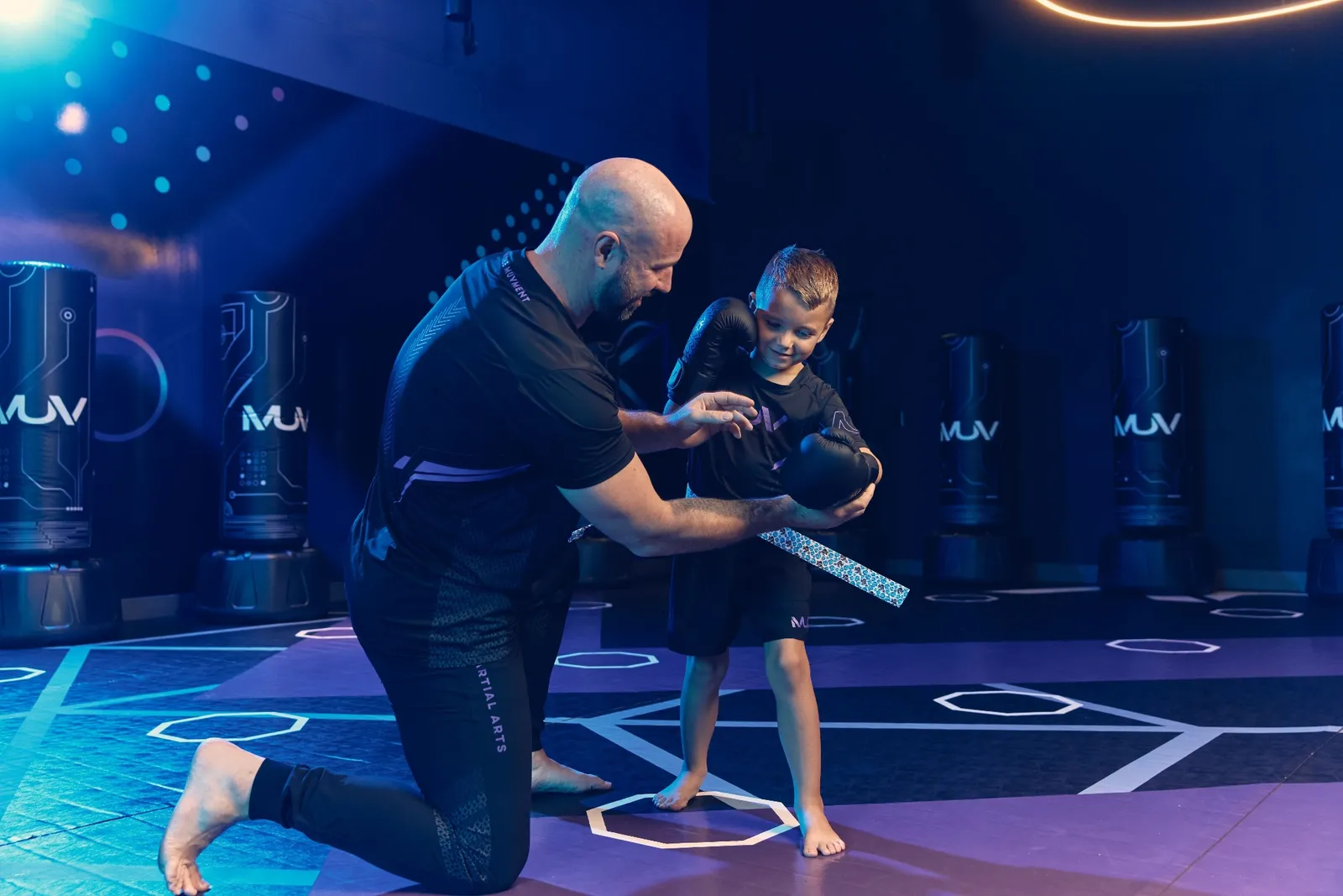 Inside the MUV Martial Arts studio in Chandler, Arizona